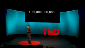 Photo from TEDTalk about tracking the trackers